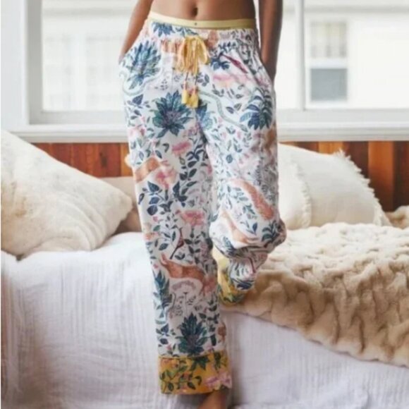 Anthropologie Other - Anthropologie Kelly Louise Judd forest fable flannel pajama pants size XS